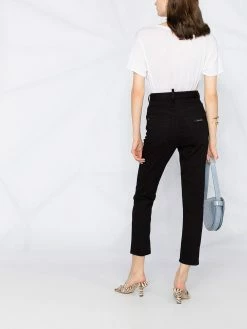 Dsquared2 jean court à taille haute