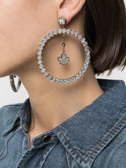 Dsquared2 boucles d'oreilles à pendentif feuille