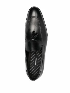 Prix Cassé Dsquared2 Mocassins en cuir à pompon homme 9 Dsquared2 mocassins en cuir à pompon