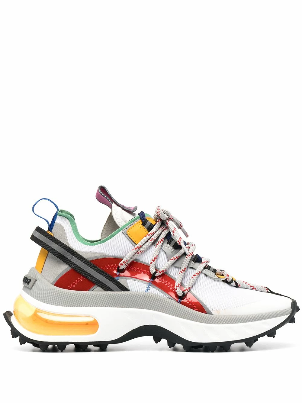 Dsquared2 Se Vend Bas Prix Baskets à design d'empiècements femme 3 Dsquared2 baskets à design d'empiècements