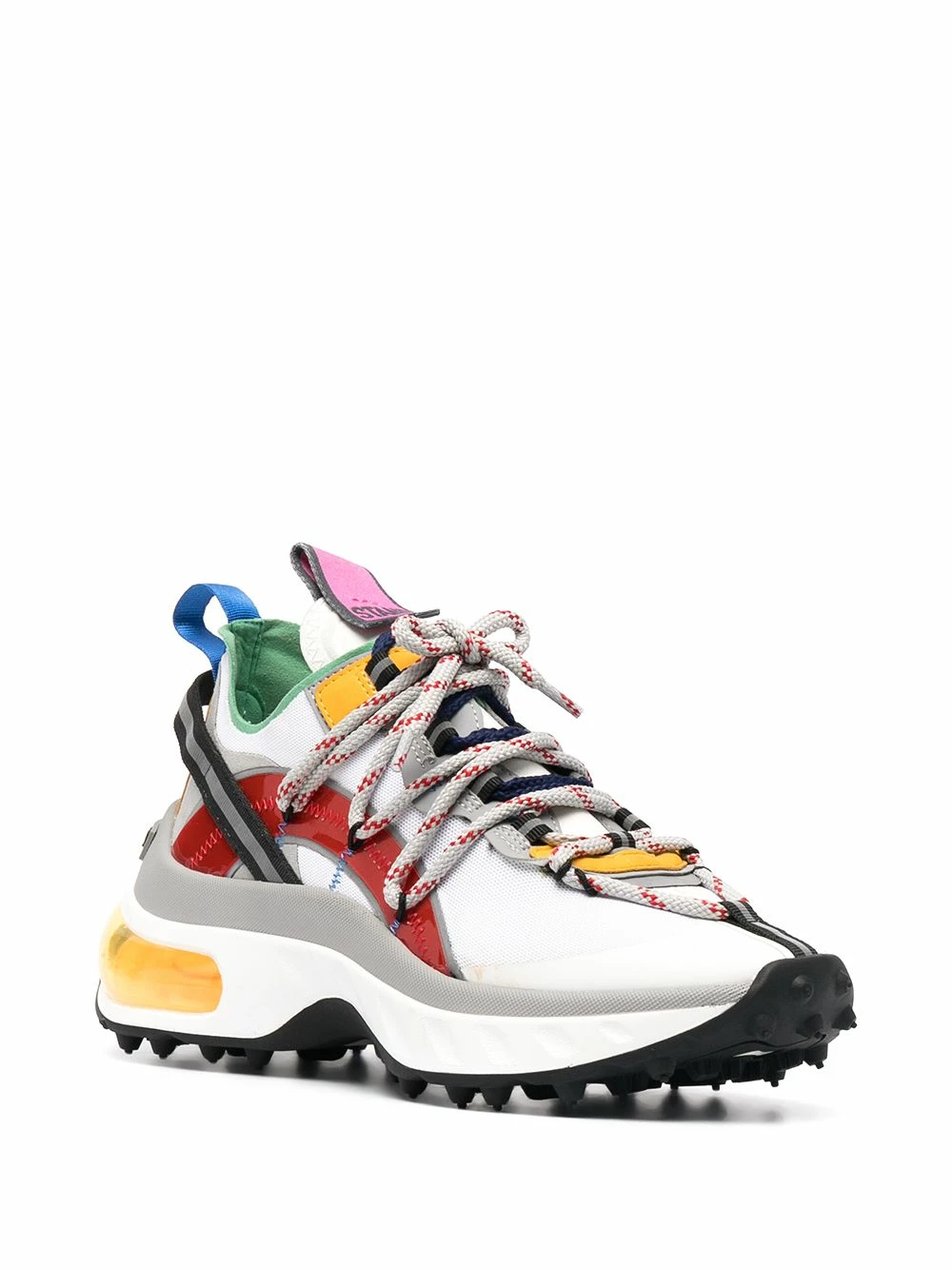 Dsquared2 Se Vend Bas Prix Baskets à design d'empiècements femme 4 Dsquared2 baskets à design d'empiècements