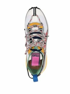 Dsquared2 Se Vend Bas Prix Baskets à design d'empiècements femme 9 Dsquared2 baskets à design d'empiècements