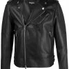 Dsquared2 veste de moto en cuir