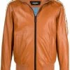 Dsquared2 veste bomber en cuir