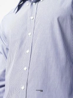 Dsquared2 chemise à fines rayures