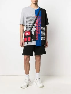 Dsquared2 t-shirt colour block à logo imprimé
