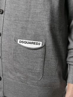 Dsquared2 cardigan à patch logo