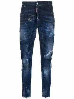 Dsquared2 jean skinny à chevilles zippées