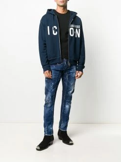 Dsquared2 jean skinny à chevilles zippées