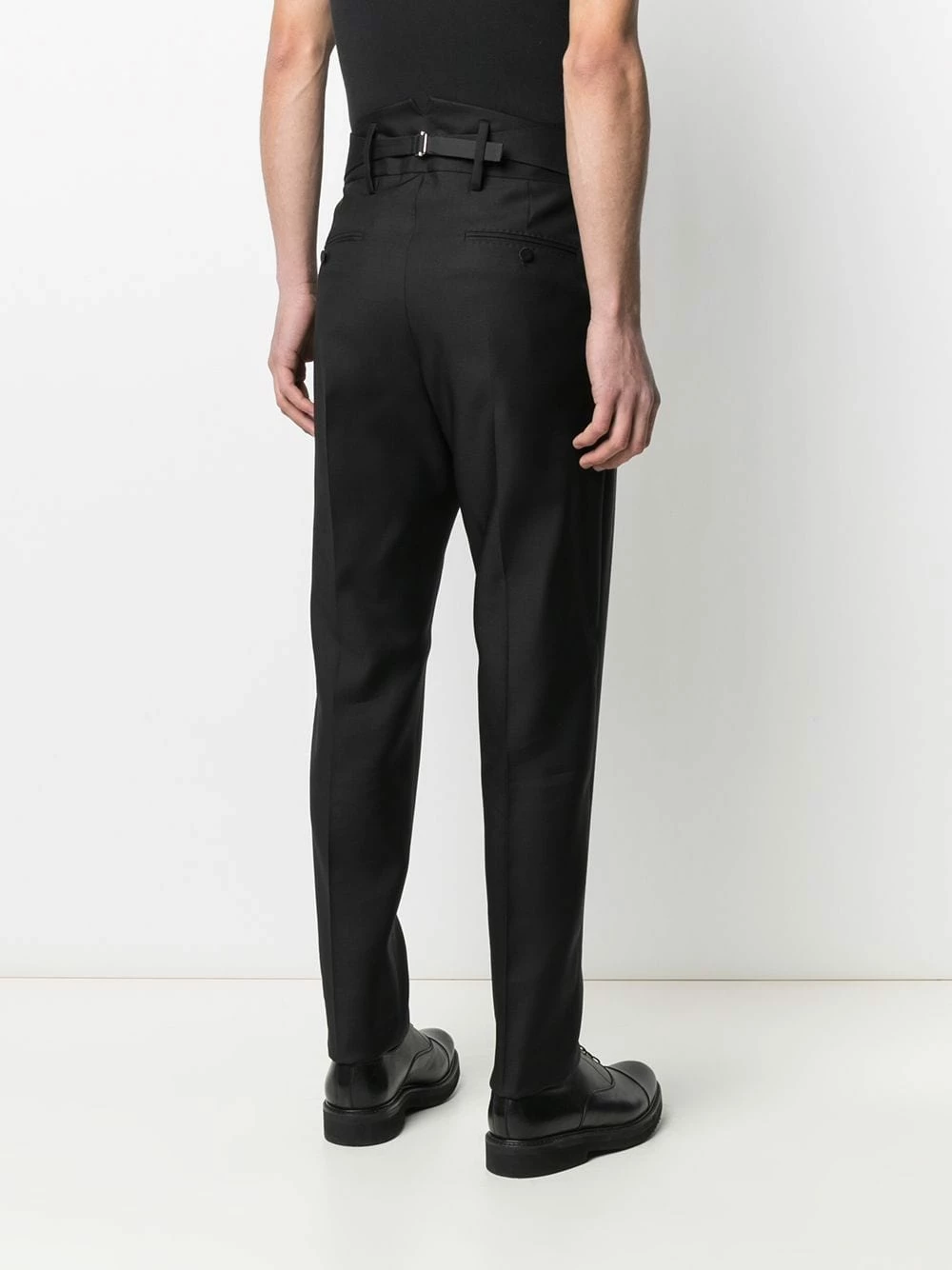 Dsquared2 Prix Bradés Pantalon de costume à détails superposés pantalons de costume homme 6 Dsquared2 pantalon de costume à détails superposés