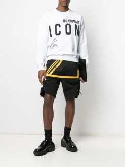 Dsquared2 short de jogging à logo imprimé sur le devant