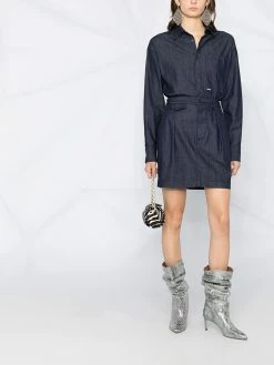 Dsquared2 robe en jean à effet superposé
