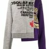 Dsquared2 hoodie à design patchwork