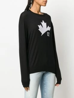 Dsquared2 pull en maille intarsia à logo