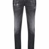 Dsquared2 jean skinny à effet usé