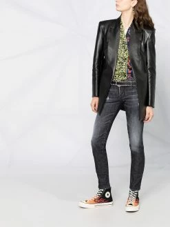 Dsquared2 jean skinny à effet usé