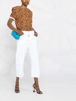 Dsquared2 jean droit court