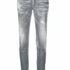 Dsquared2 jean skinny à effet usé