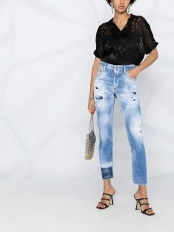 Dsquared2 jean à effet usé