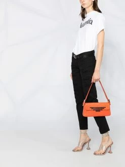 Prix Abordable Dsquared2 Jean court à taille mi haute jeans droits femme 15 Dsquared2 jean court à taille mi-haute