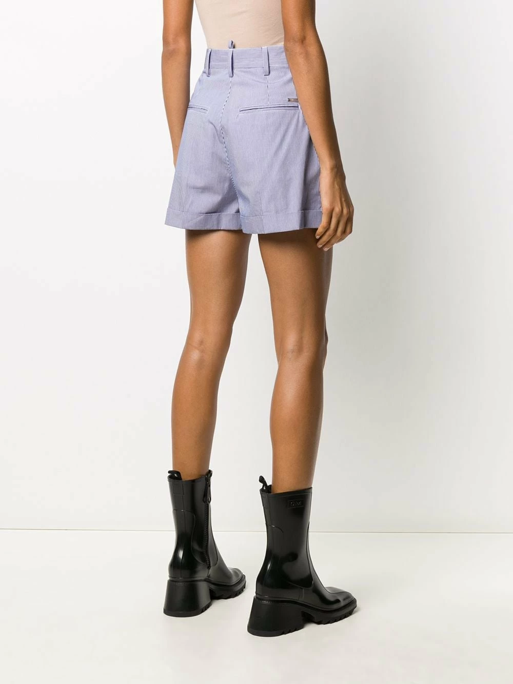 Dsquared2 Short à taille haute à carreaux vichy Prix Gelé shorts courts femme 6 Dsquared2 short à taille haute à carreaux vichy