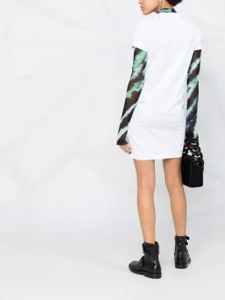 Dsquared2 robe courte à logo imprimé