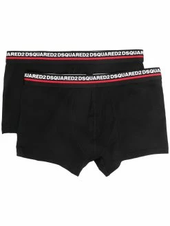 Dsquared2 lot de deux boxers à bande logo