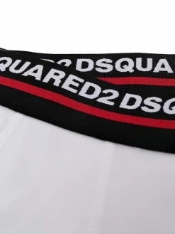 Dsquared2 Meilleure qualité Lot de deux boxers à bande logo slips & boxers homme 9 Dsquared2 lot de deux boxers à bande logo