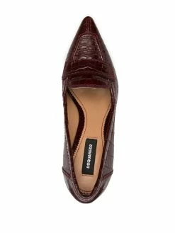 Dsquared2 escarpins à effet peau de crocodile