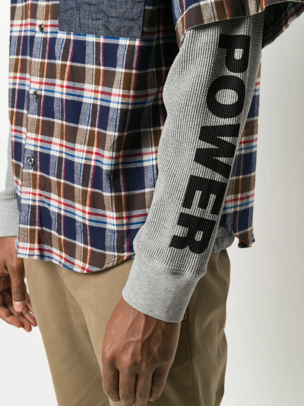 Dsquared2 Chemise à design superposé et carreaux Prix Accessible chemises homme 7 Dsquared2 chemise à design superposé et carreaux