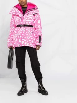 Dsquared2 doudoune imprimé graffiti