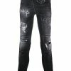 Dsquared2 jean skinny à effet usé