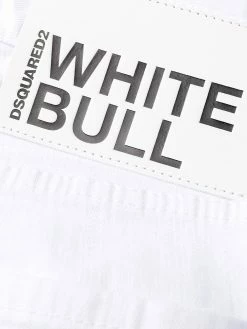 Dsquared2 jean droit à taille mi-haute