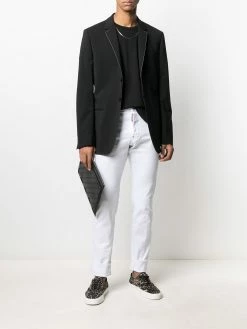 Dsquared2 jean droit à taille mi-haute