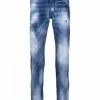 Dsquared2 jean slim à effet usé