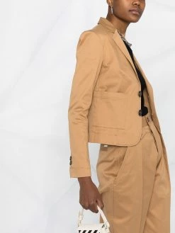 Dsquared2 blazer court à design asymétrique