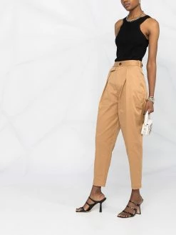 Dsquared2 pantalon taille-haute à pinces