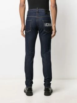 Dsquared2 jean slim à imprimé Icon