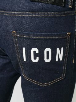 Dsquared2 jean slim à imprimé Icon