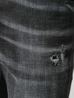 Dsquared2 jean slim à effet usé
