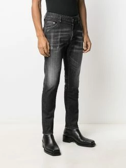 Dsquared2 jean slim à effet usé