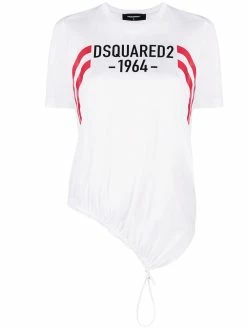 Dsquared2 t-shirt à lien de resserrage