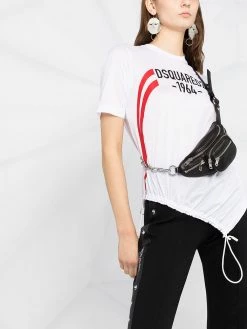 Dsquared2 t-shirt à lien de resserrage