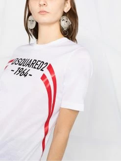 Dsquared2 t-shirt à lien de resserrage