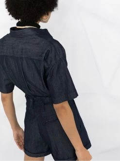 Dsquared2 combishort ceinturée à manches courtes