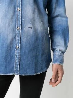 Dsquared2 chemise à effet usé