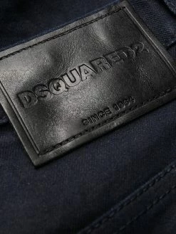 Dsquared2 jean crop à ourlet à revers