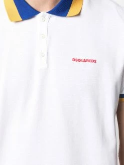 Dsquared2 polo à logo imprimé