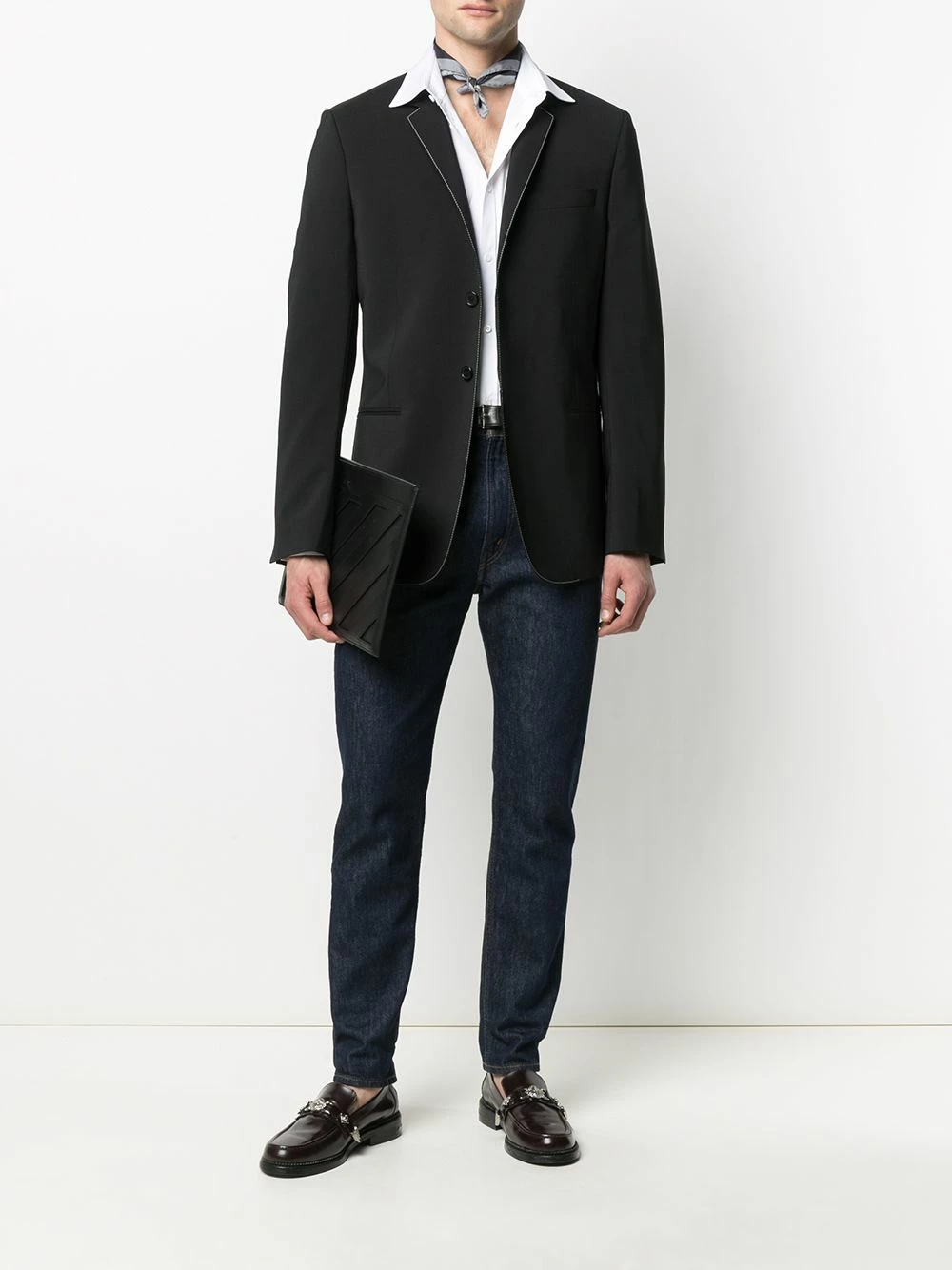 Dsquared2 Chemise à plaque logo Qualité Supérieure chemises homme 4 Dsquared2 chemise à plaque logo