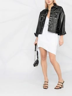 Dsquared2 robe ceinturée à ourlet asymétrique